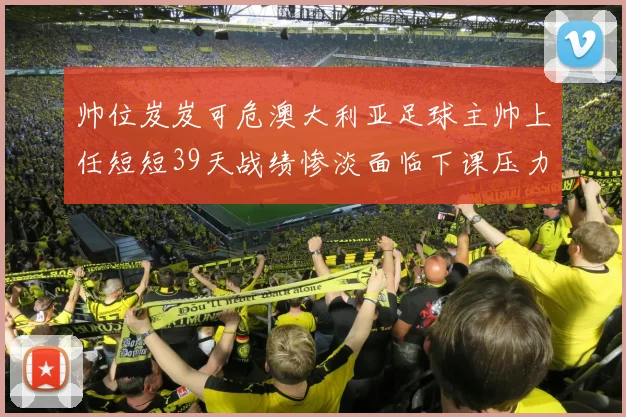 帅位岌岌可危澳大利亚足球主帅上任短短39天战绩惨淡面临下课压力